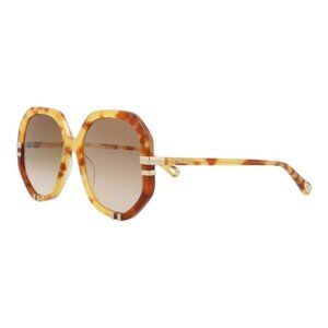 Chloé Womens Round/Oval Havana Havana Brown Fashion Designer Eyewear